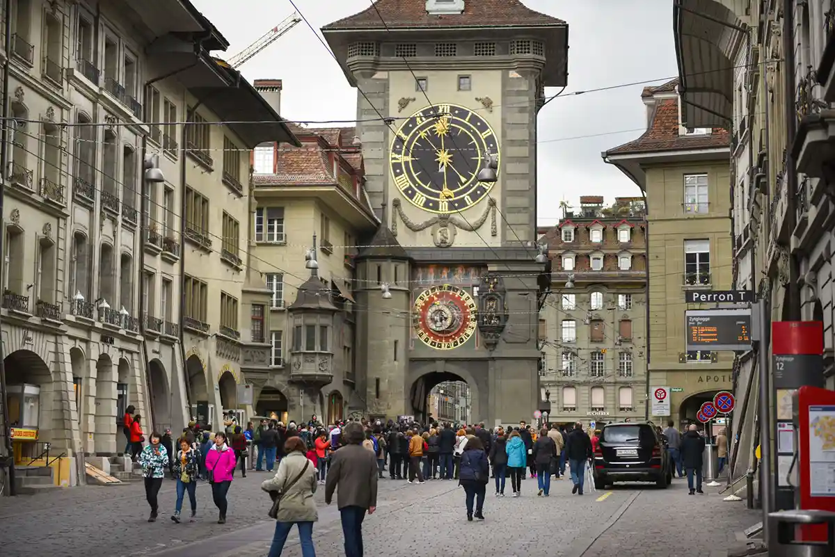 Famous Clock Tower of Bern
